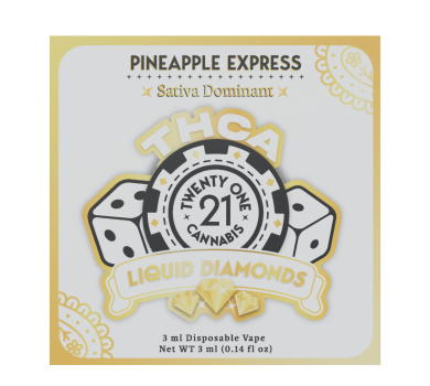Twenty One Cannabis - 3g Liquid Diamonds THCA Disposable (6ct.)