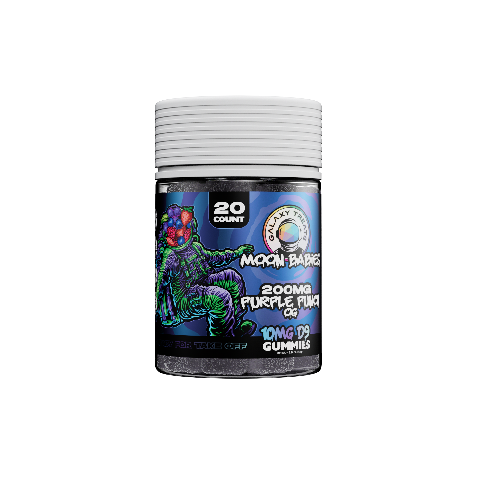 Galaxy Treats - 20ct. Delta-9 Moon Babies Jar - 200mg (10ct.)