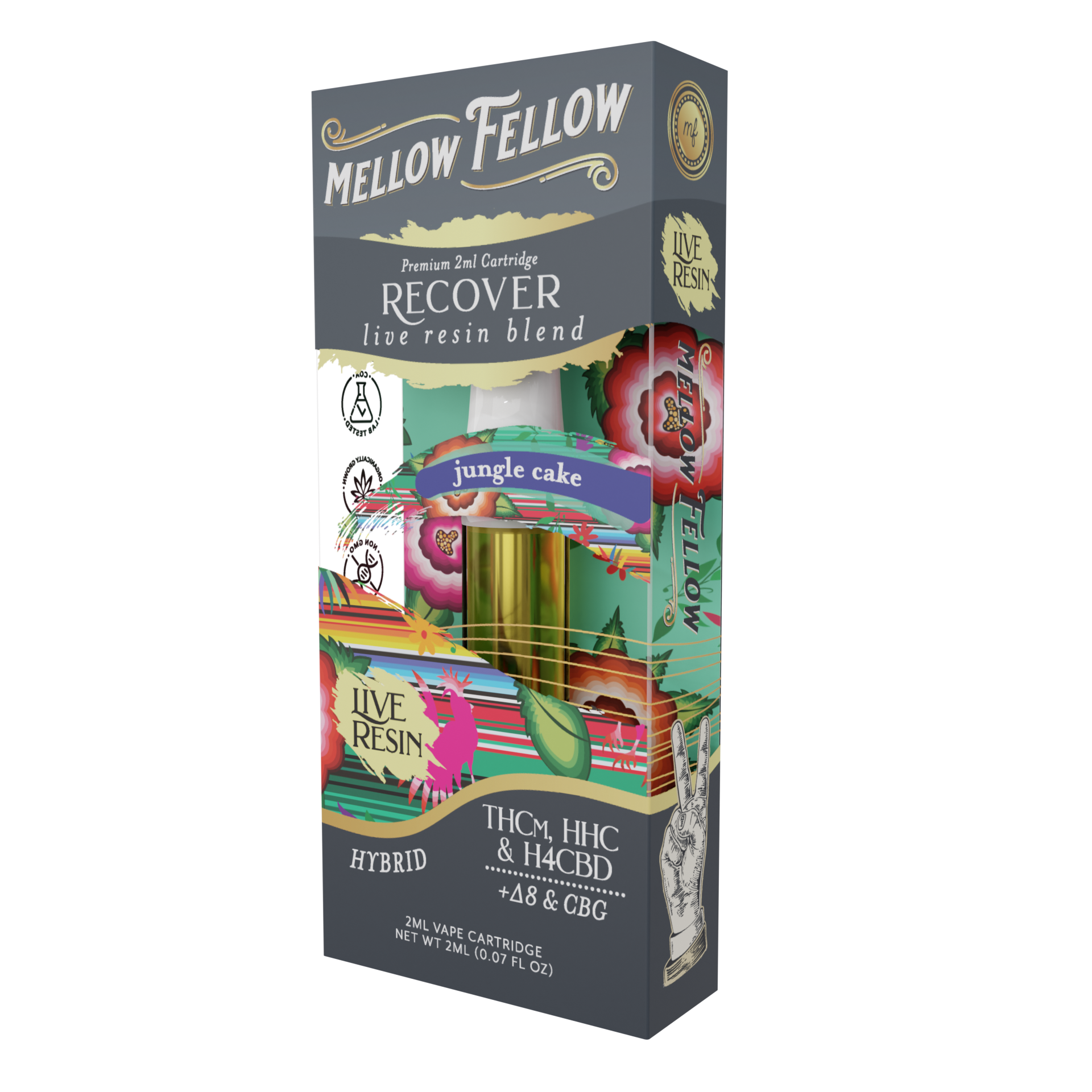 Live Resin Recover Blend (Jungle Cake) 2ML Cartridge 6ct.