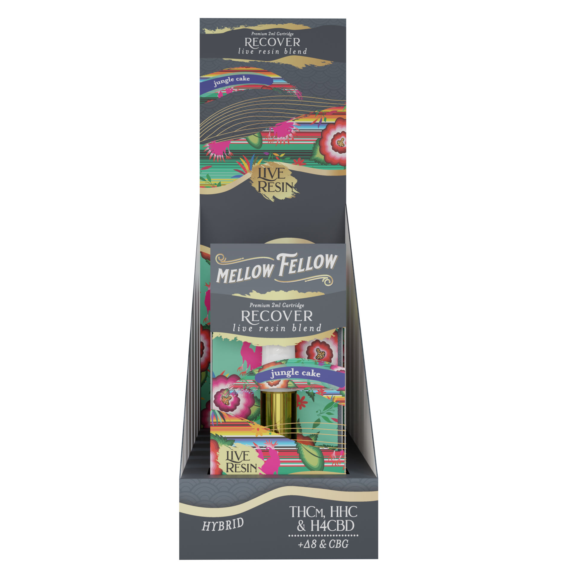 Live Resin Recover Blend (Jungle Cake) 2ML Cartridge 6ct.