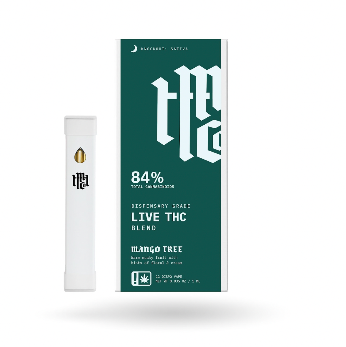 Modern Herb Co - 1g Live Resin D8 Disposable (12ct Box)