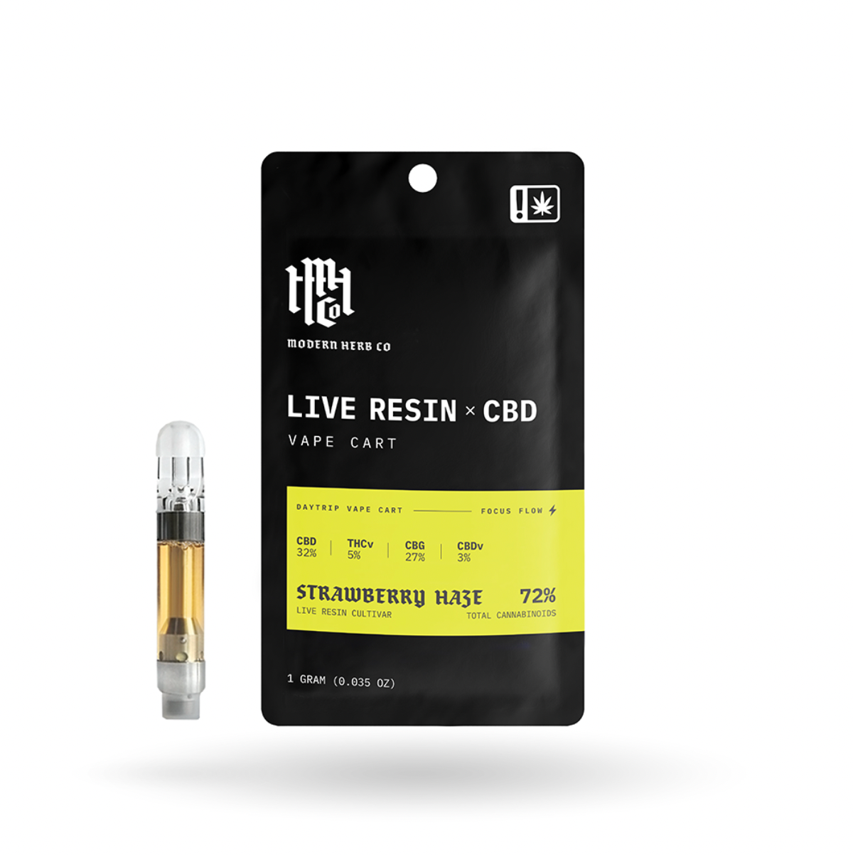 Modern Herb Co - 1g Live Resin CBD Cartridge (12ct Box)