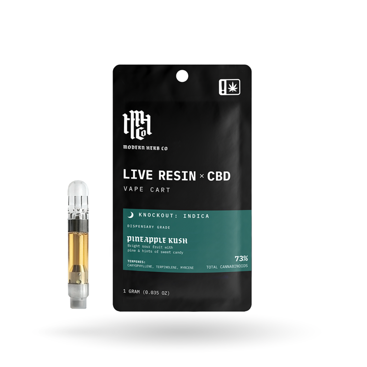 Modern Herb Co - 1g Live Resin CBD Cartridge (12ct Box)