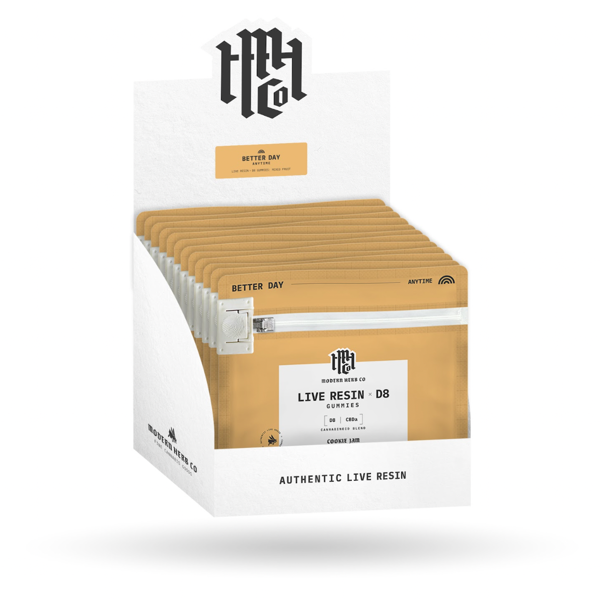 Modern Herb Co - 30ct. 25mg Live Resin D8 Gummies (12ct Box)