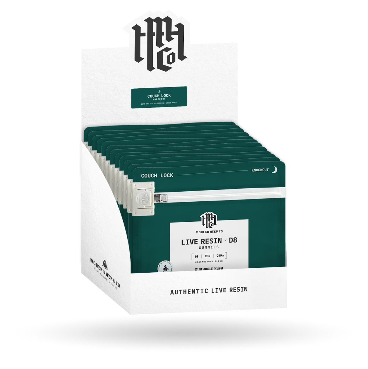 Modern Herb Co - 30ct. 25mg Live Resin D8 Gummies (12ct Box)