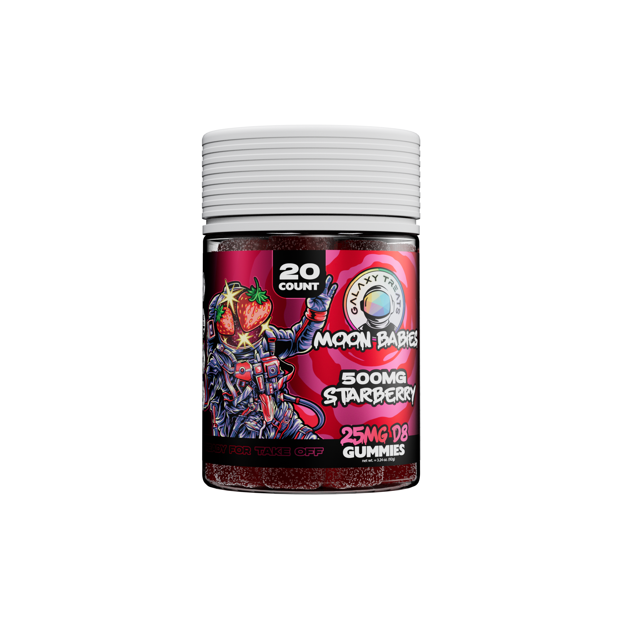Galaxy Treats - 20ct. Delta-8 Moon Babies Jar - 500mg (10ct.)