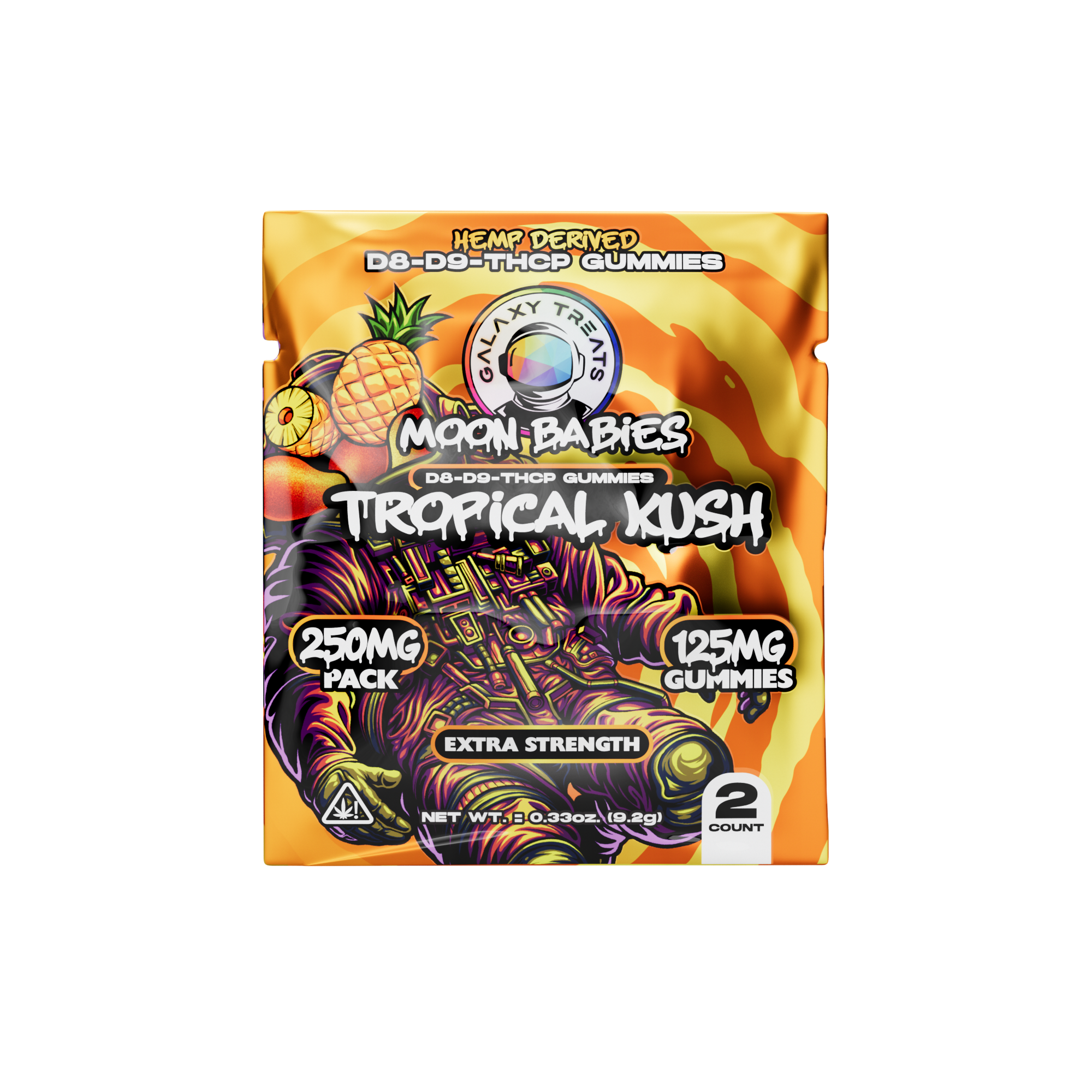 Galaxy Treats - EXTRA STRENGTH D8|D9|THCP Moon Babies Gravity Feeder - 12,500mg (50ct.)