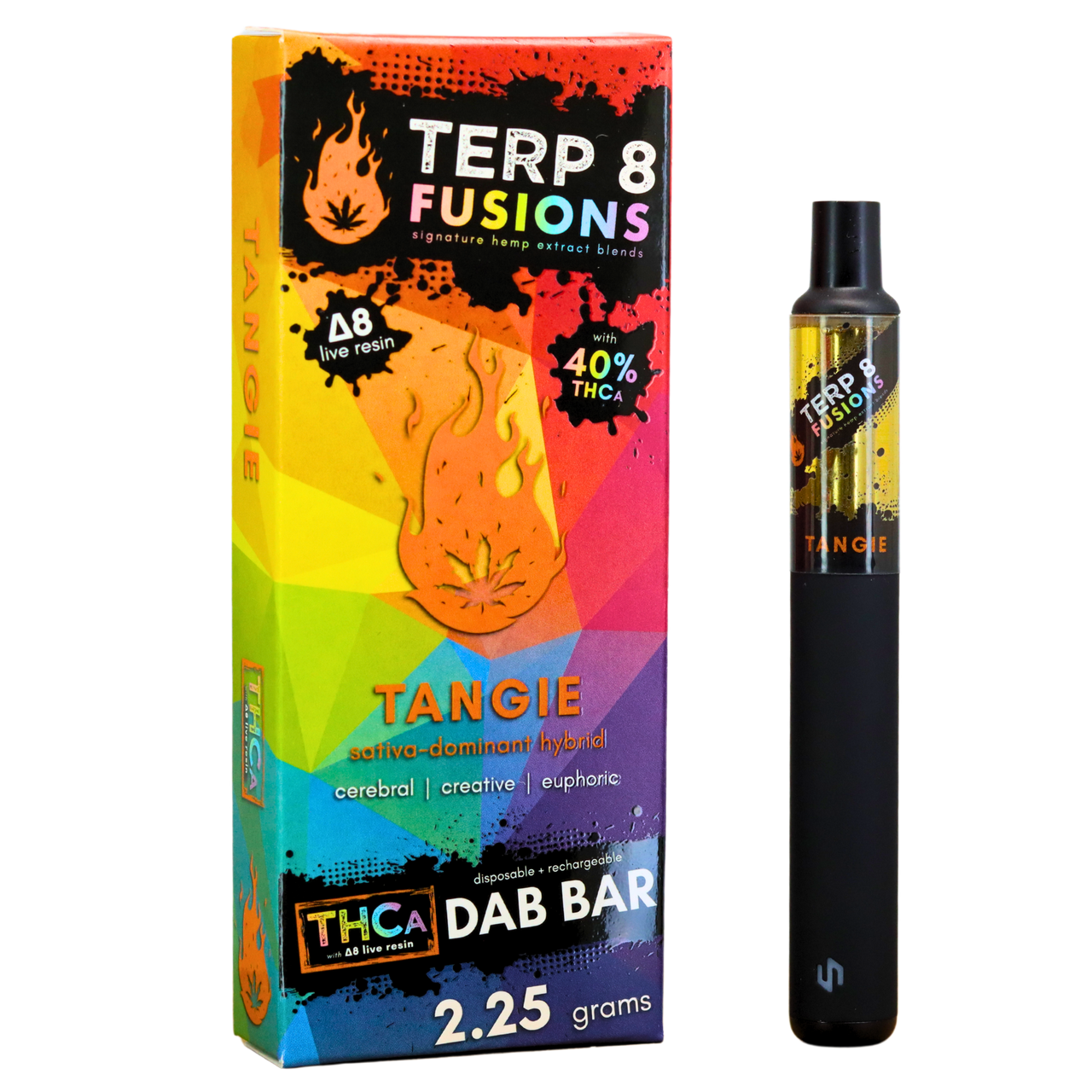 Terp 8 - 2.25g THCA + D8 Live Resin Disposable Dab Bar (6ct.)