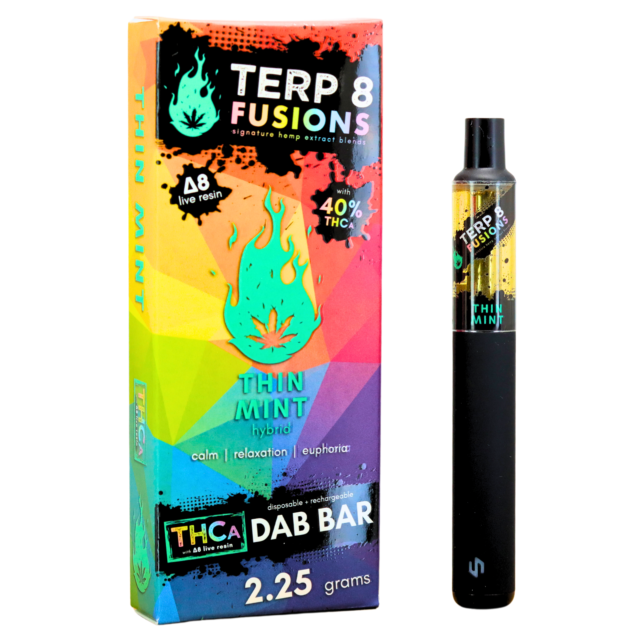 Terp 8 - 2.25g THCA + D8 Live Resin Disposable Dab Bar (6ct.)