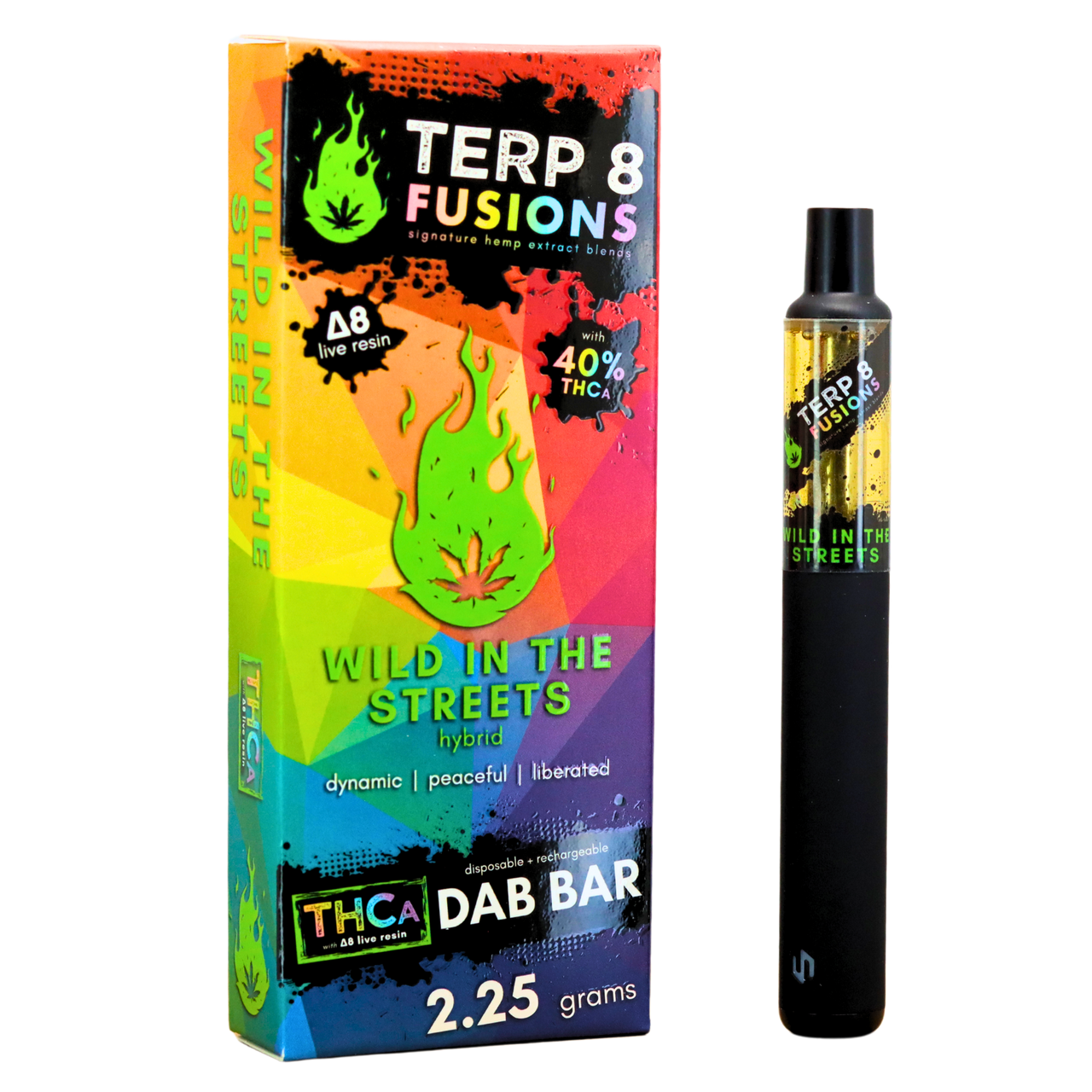 Terp 8 - 2.25g THCA + D8 Live Resin Disposable Dab Bar (6ct.)