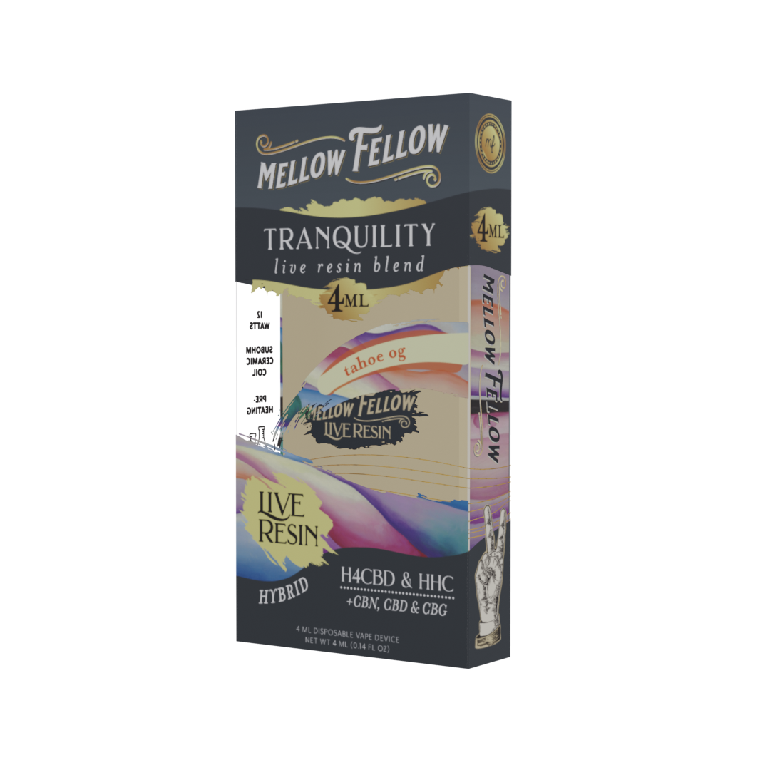 Live Resin Tranquility Blend 4ML Disposable Vape 6ct.
