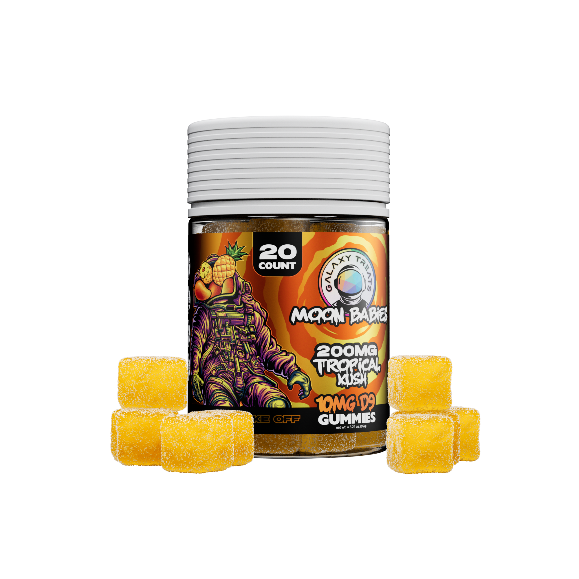 Galaxy Treats - 20ct. Delta-9 Moon Babies Jar - 200mg (10ct.)