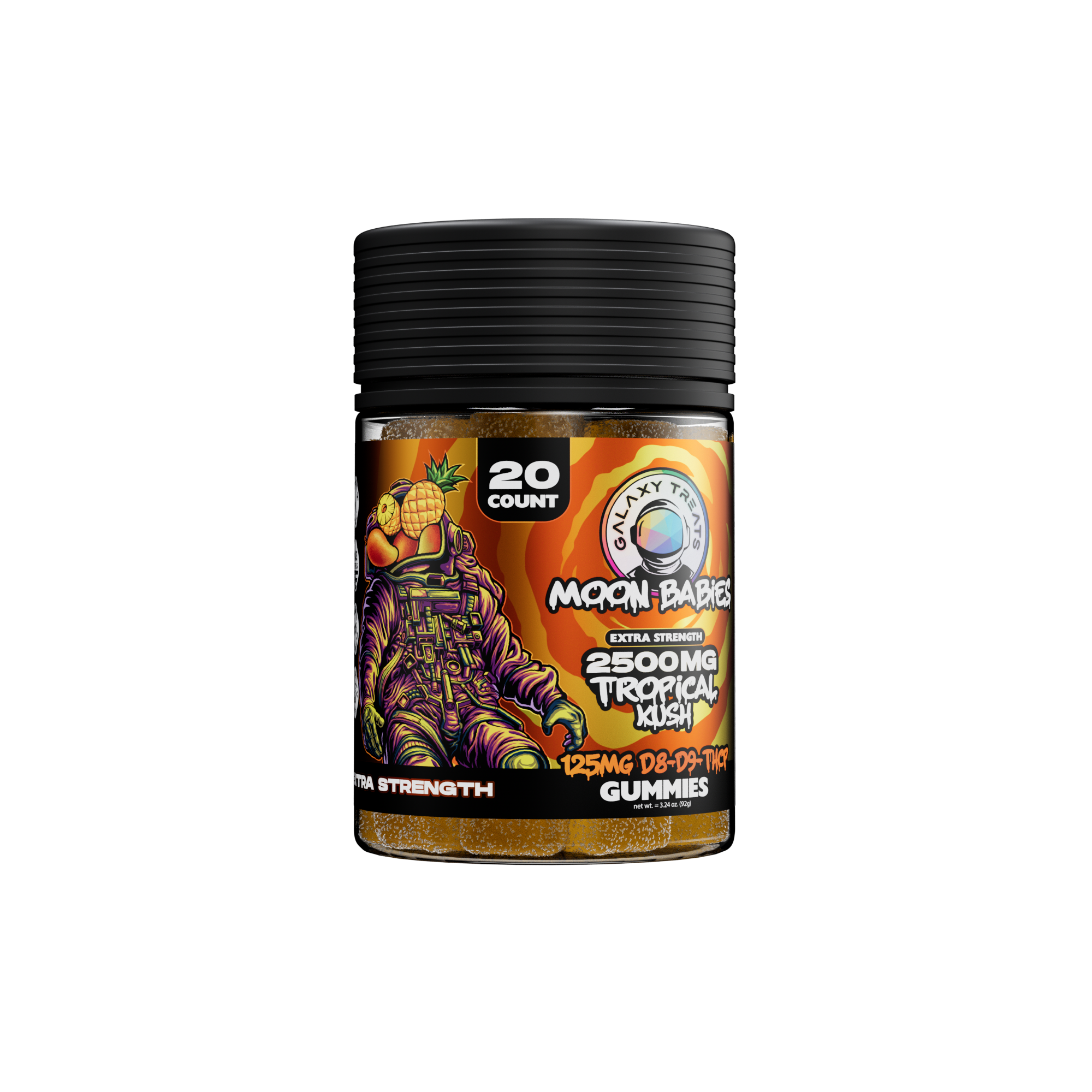 Galaxy Treats - 20ct. D8|D9|THCP Extra Strength Moon Babies Jar - 2,500mg (10ct.)