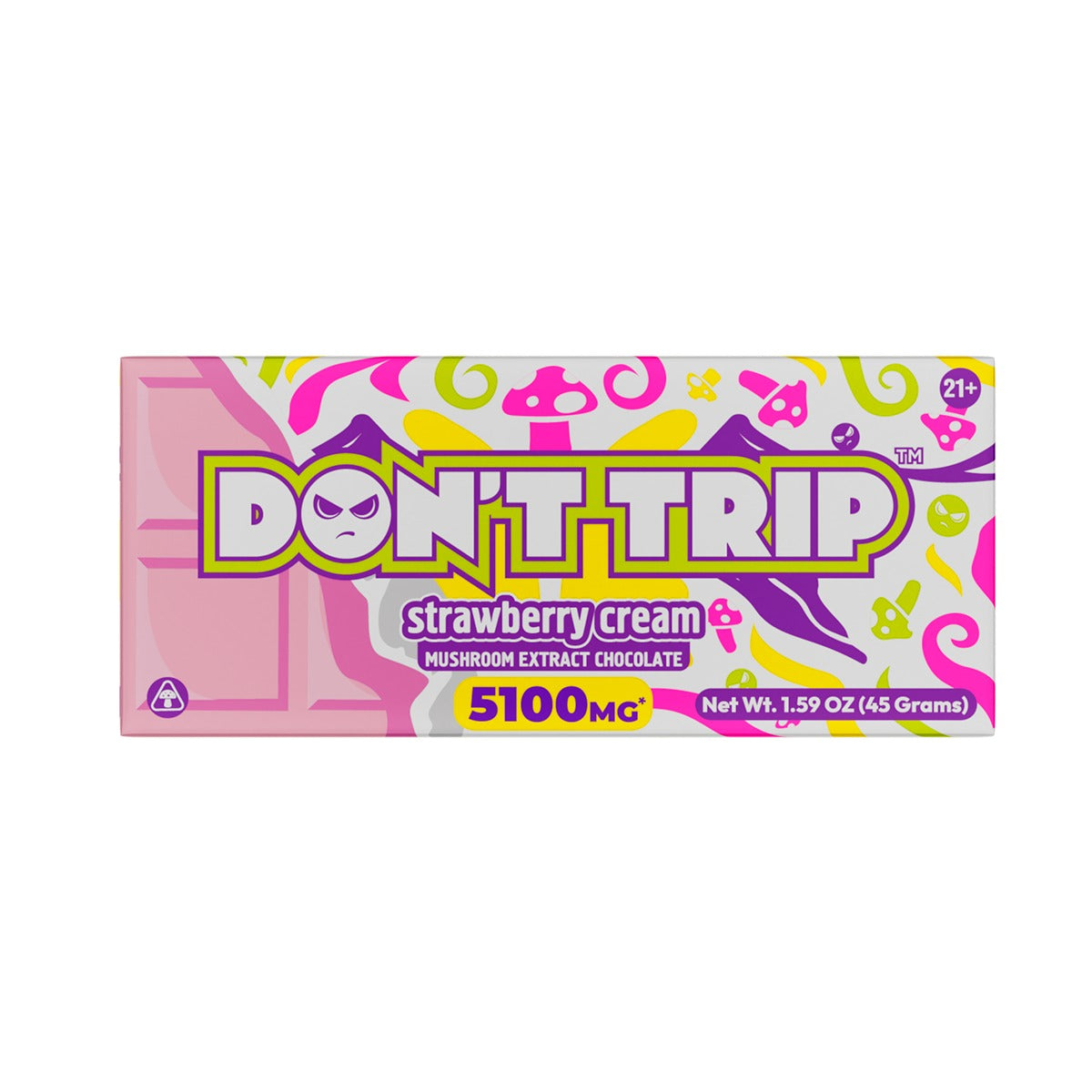Don't Trip - Mushroom Extract Chocolates - 5,100mg Mushroom Extract | 100mg D9 - 10ct. Box