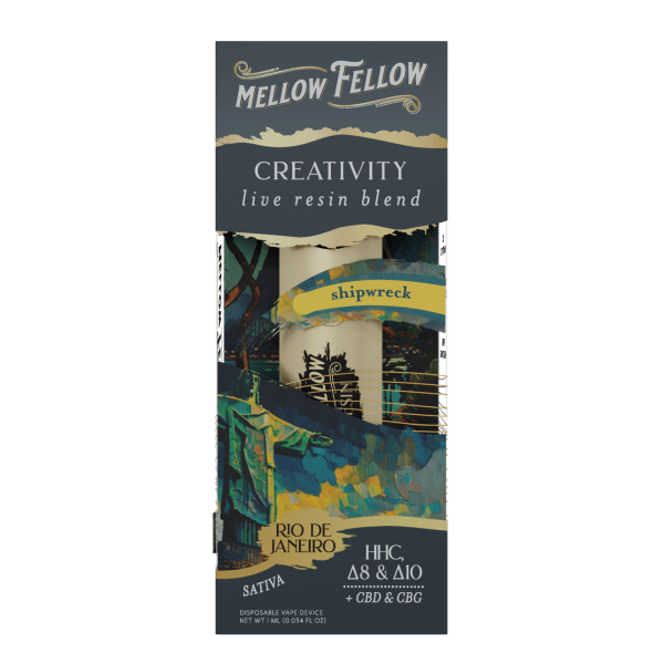 Mellow Fellow - 1g Live Resin Destination Blend Series Disposable (6ct)
