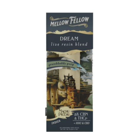 Mellow Fellow - 1g Live Resin Destination Blend Series Disposable (6ct)