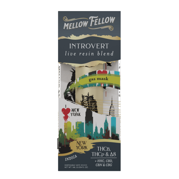 Mellow Fellow - 1g Live Resin Destination Blend Series Disposable (6ct)