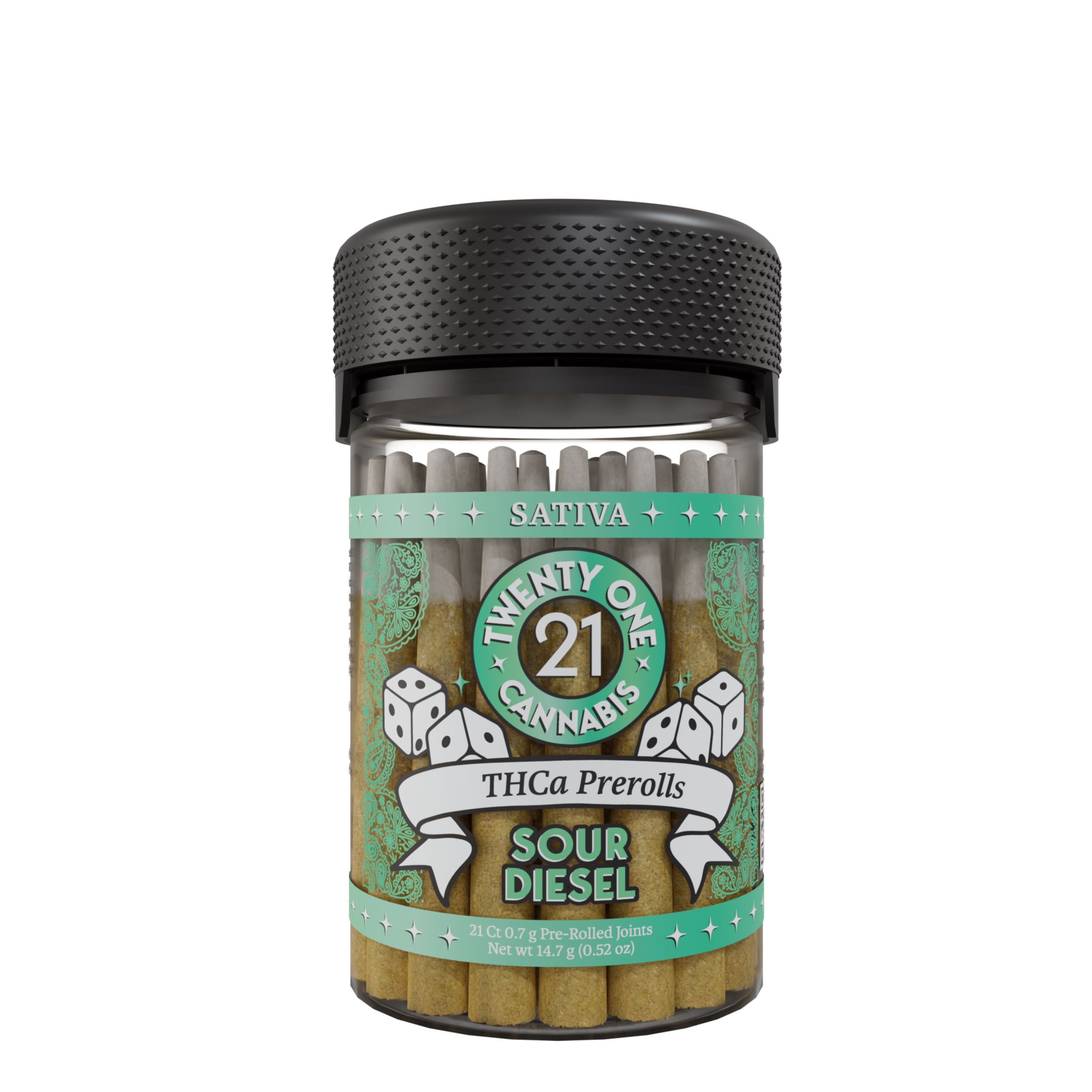 Twenty One Cannabis - 21ct. 0.7g THCA Prerolls