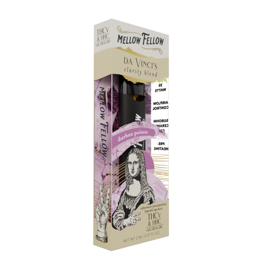 2ml Artist Blends Disposable - da Vinci's Clarity Blend - HHC, D8, CBD, CBG, THCv