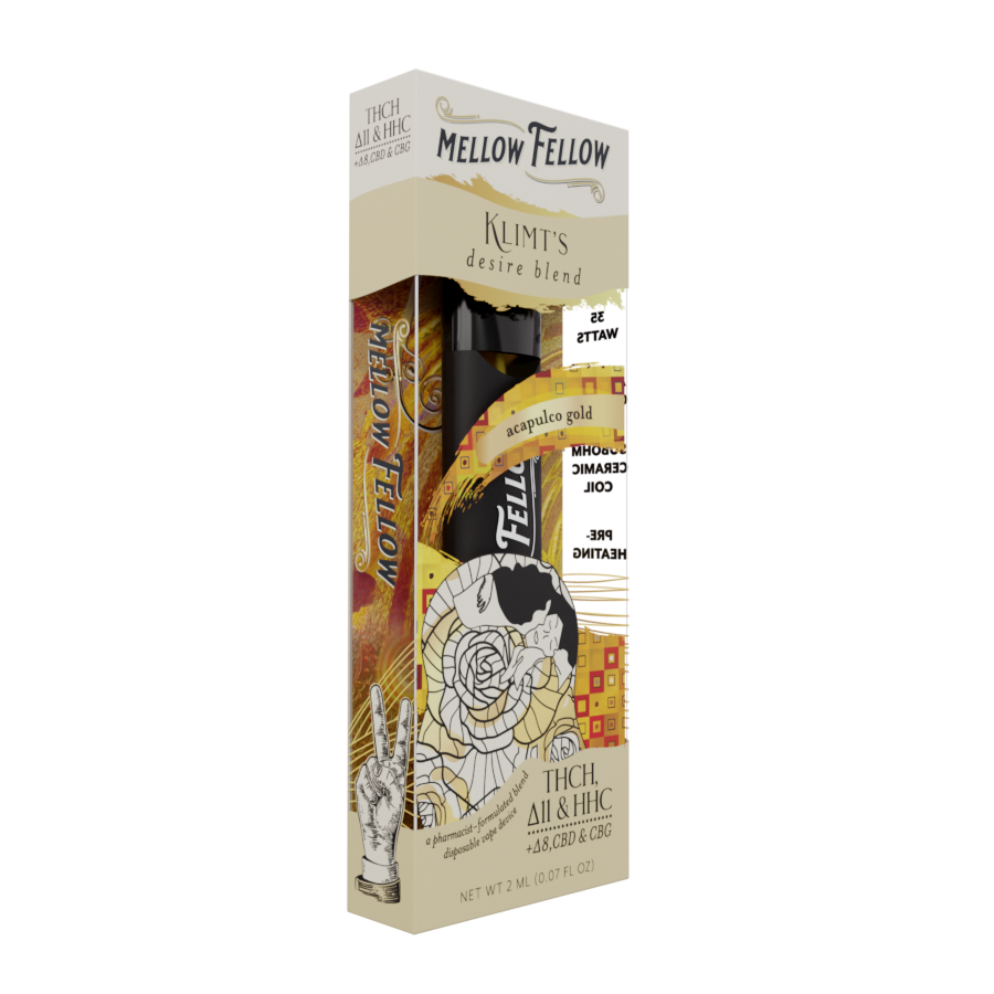 2ml Artist Blends Disposable - Klimt's Desire Blend (Acapulco Gold) - THCh, D11, HHC, D8, CBD, CBG