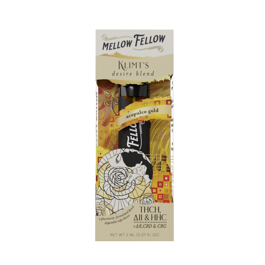 2ml Artist Blends Disposable - Klimt's Desire Blend (Acapulco Gold) - THCh, D11, HHC, D8, CBD, CBG