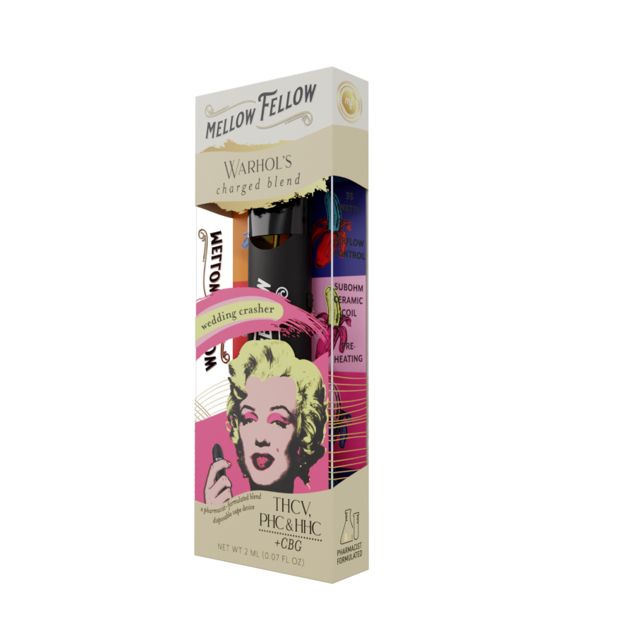 2ml Artist Blends Disposable - Warhol’s Charged Blend (Wedding Crasher) - THCv, PHC, CBG, HHC