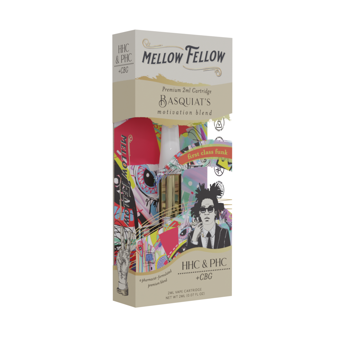 2ml Artist Blends Cartridge - Basquiat’s Motivation Blend (First Class Funk) - HHC, PHC, CBG