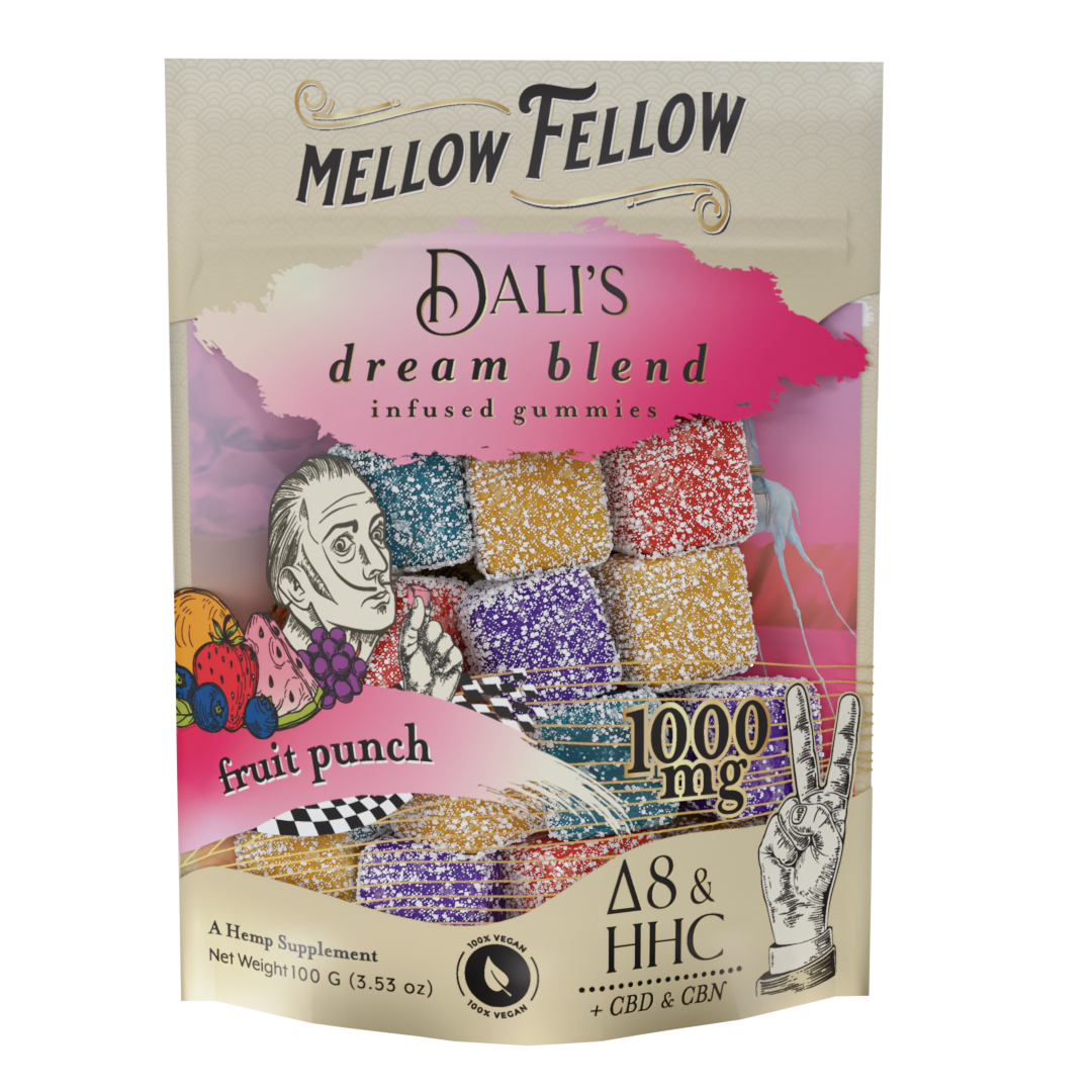 Artist Blends Infused Edibles - Dali's Dream Blend - D8, CBD, CBN, HHC - 1000mg 20Ct Bag