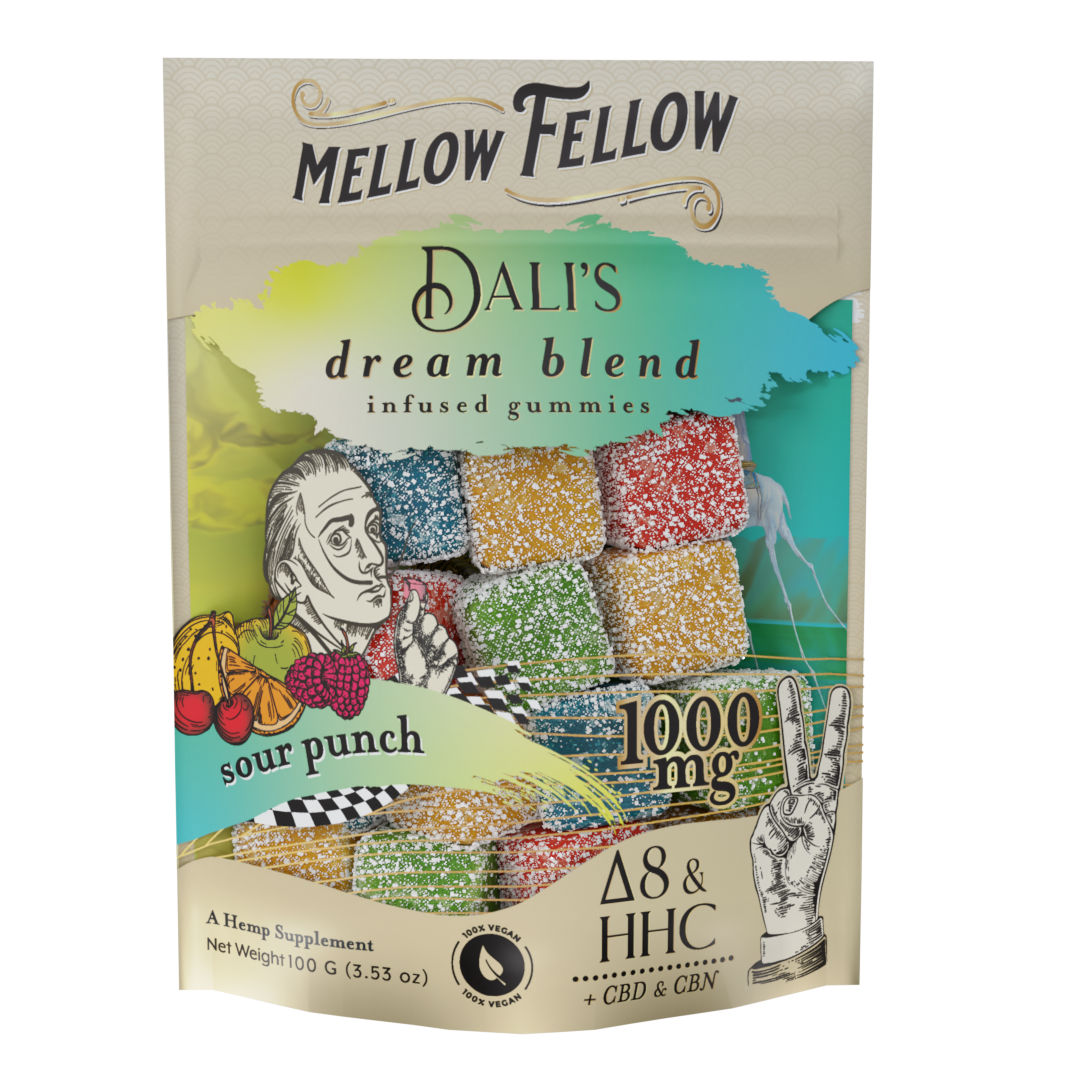 Artist Blends Infused Edibles - Dali's Dream Blend - D8, CBD, CBN, HHC - 1000mg 20Ct Bag