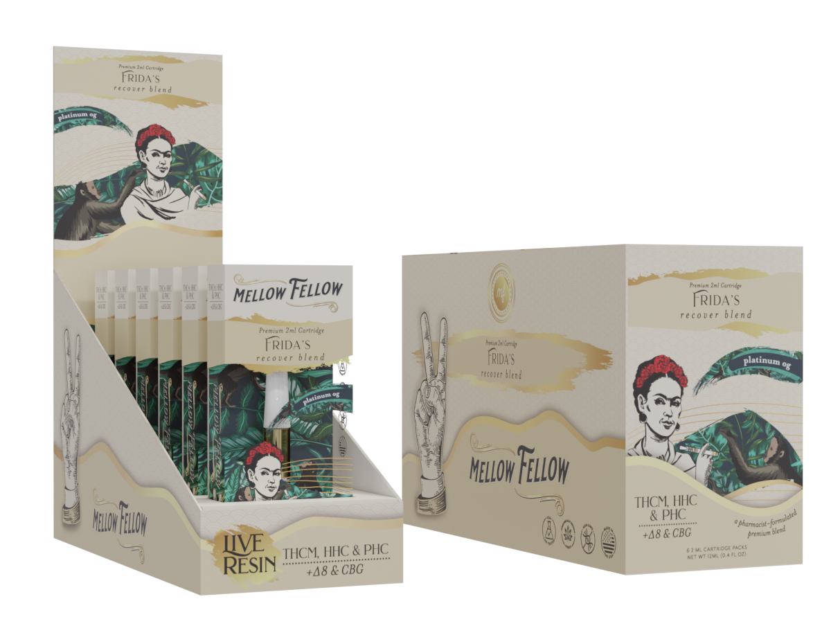 2ml Artist Blends Cartridge - Frida's Recover Blend (Platinum OG) - THCm, HHC, PHC, D8, CBG