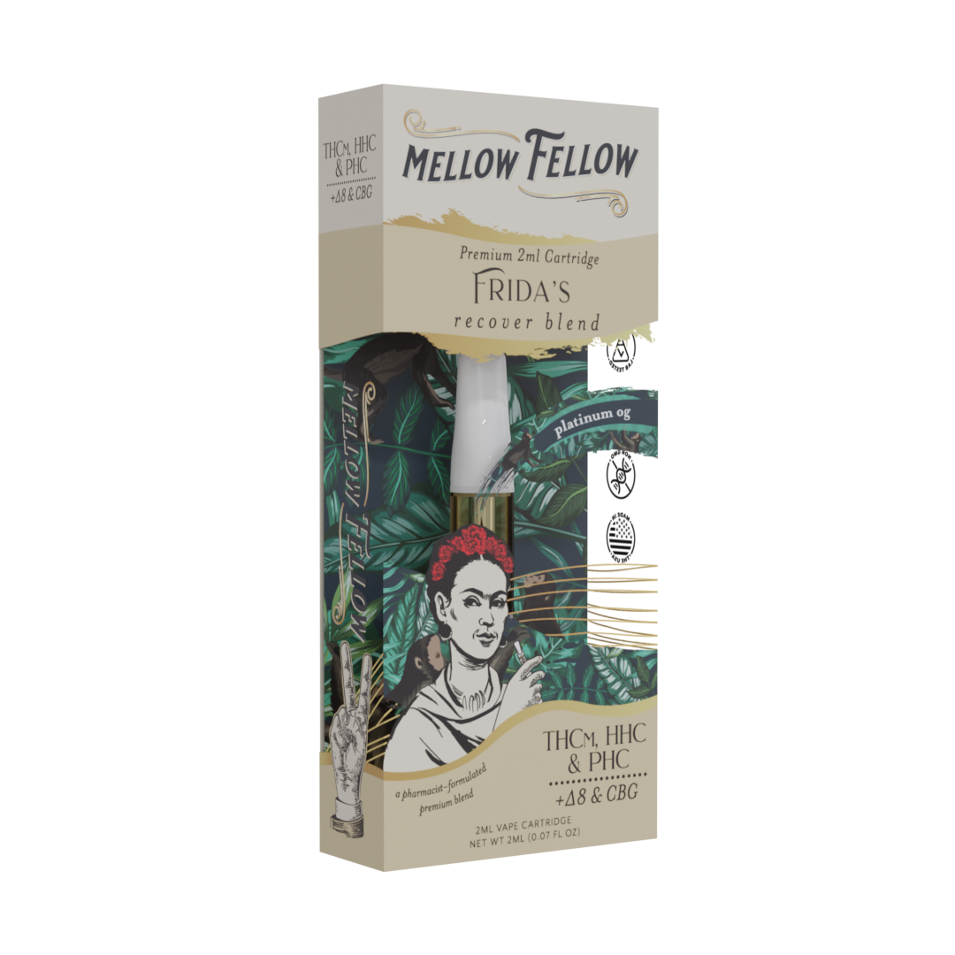 2ml Artist Blends Cartridge - Frida's Recover Blend (Platinum OG) - THCm, HHC, PHC, D8, CBG