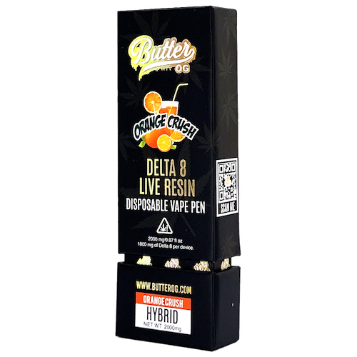 Butter OG - 2g Live Resin Delta 8 Disposables (5ct)