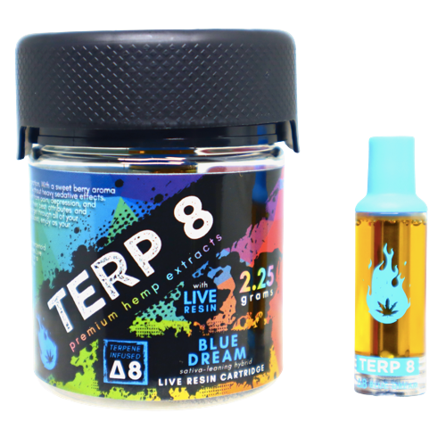 Terp 8 - 2.25g Delta-8 Live Resin Cartridge (6ct)