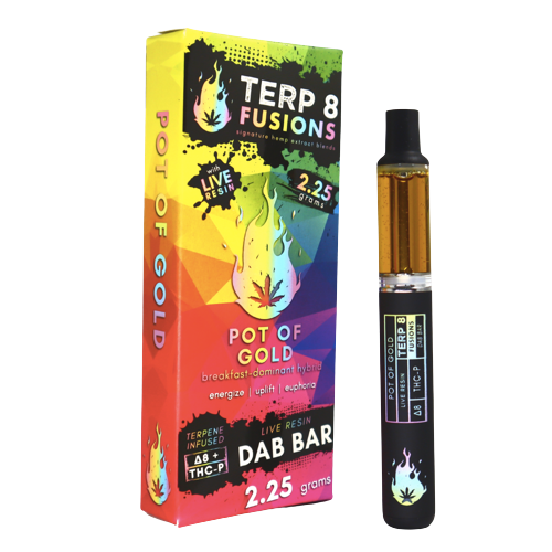 Terp 8 - 2.25g THC-P + Delta-8 Live Resin Disposable Box (6ct)