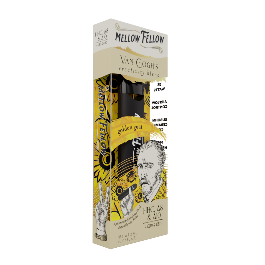 2ml Artist Blends Disposable - Van Gogh's Creativity Blend - HHC, D8, CBD, CBG, D10