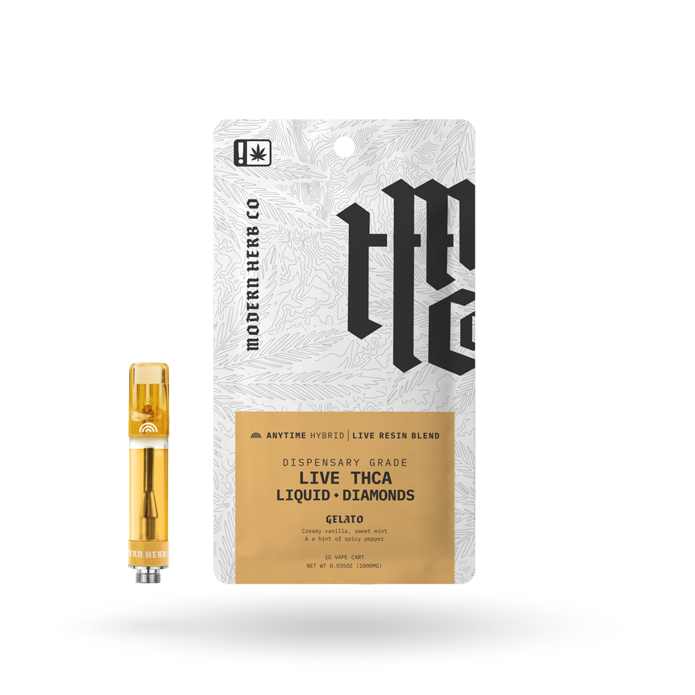 Modern Herb Co - 1g Live Resin THCA Liquid Diamonds Cartridge (12ct Box)