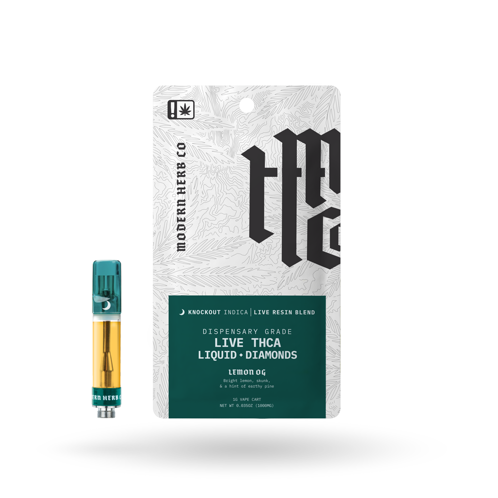 Modern Herb Co - 1g Live Resin THCA Liquid Diamonds Cartridge (12ct Box)