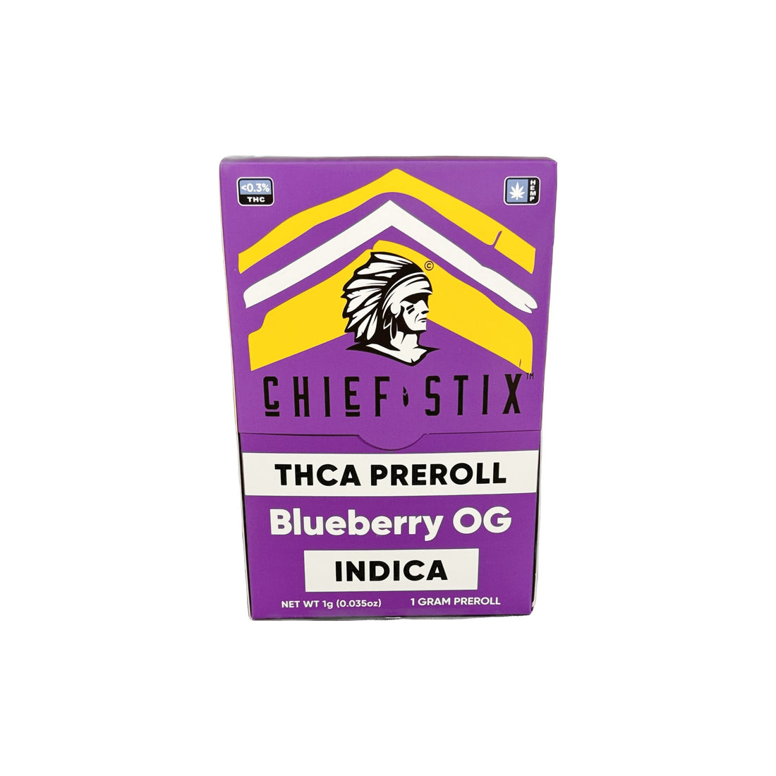 Chief Stix - 1g THCA Prerolls (50ct Box)