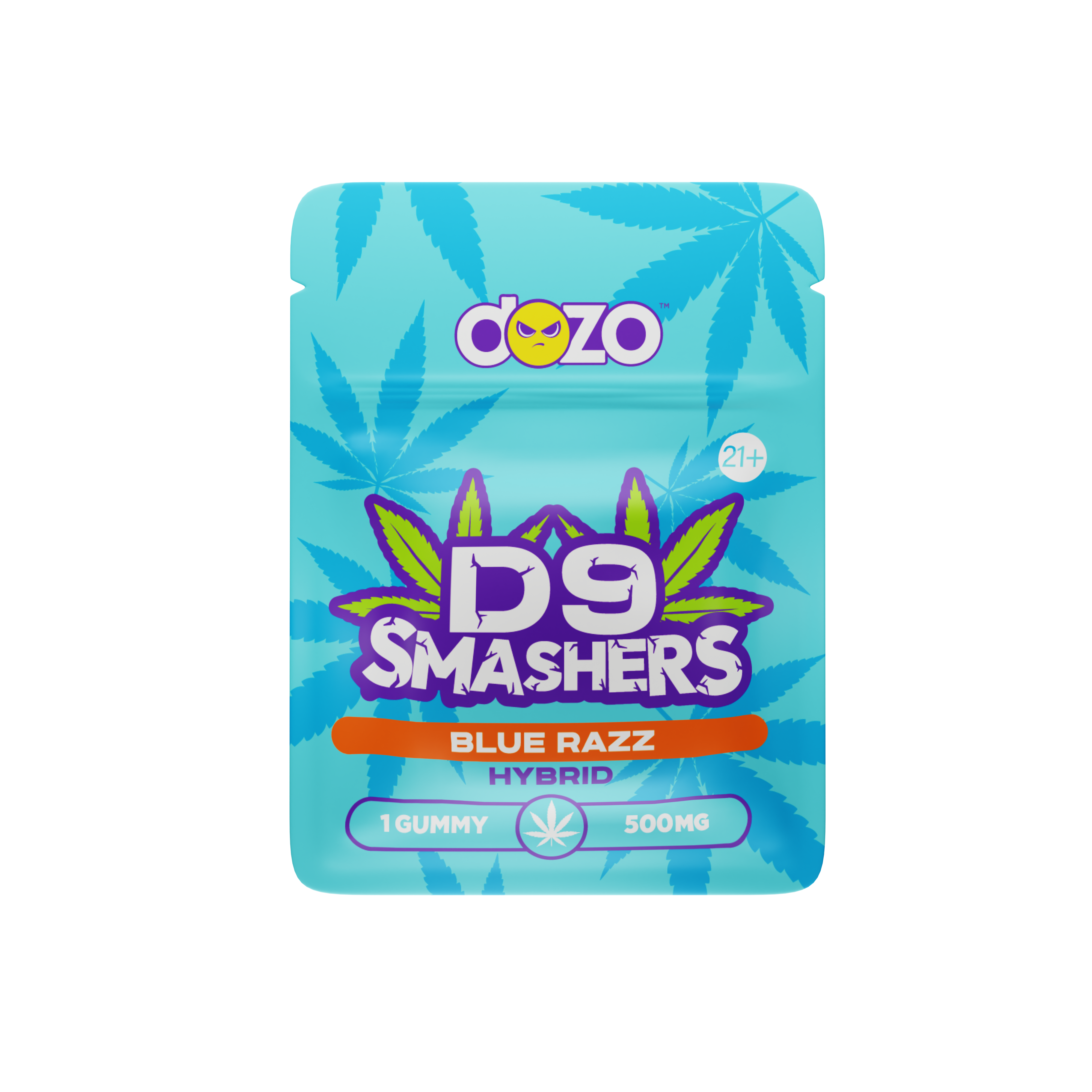 Dozo - 25ct. 500mg Single Pack Gummy D9 Smashers - 12,500mg Box