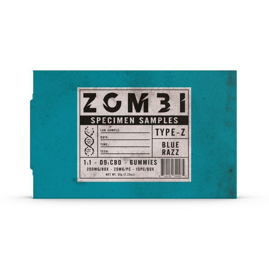 Zombi - 200mg D9 + CBD Blister Gummies (10pk)