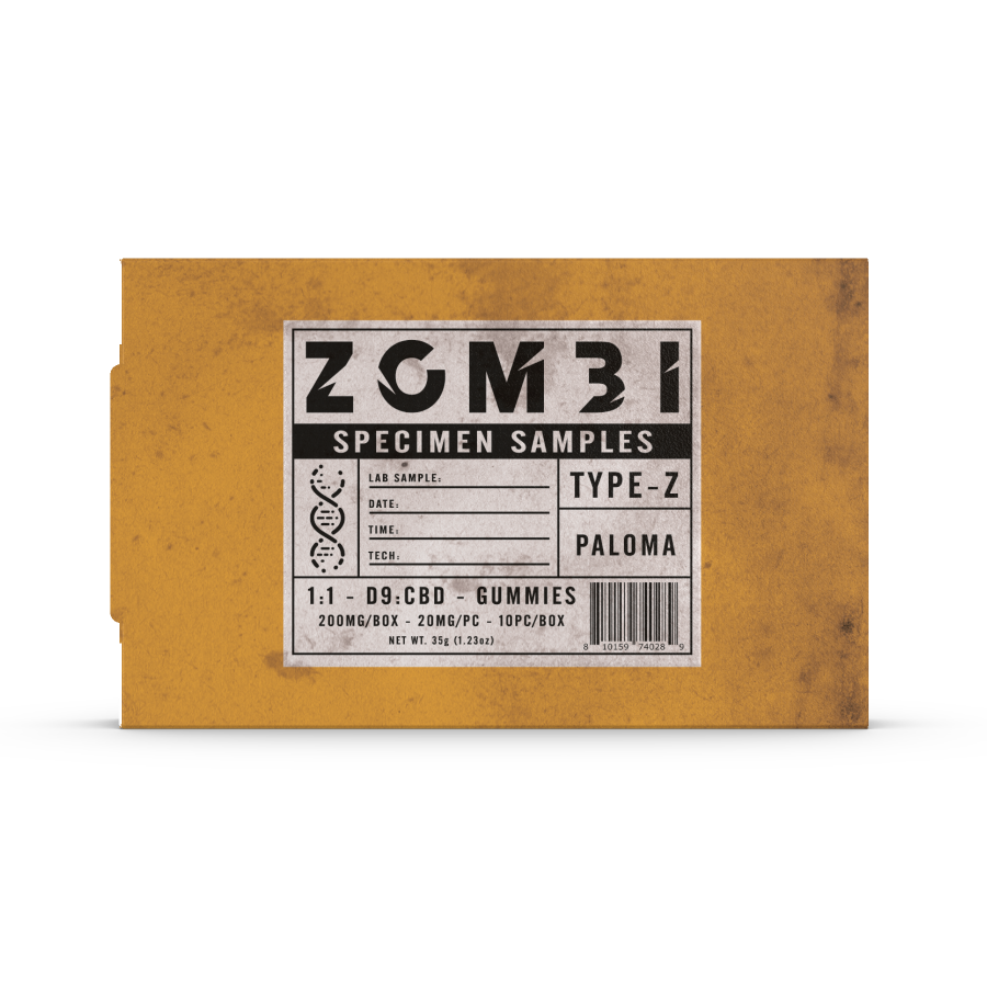 Zombi - 200mg D9 + CBD Blister Gummies (10pk)