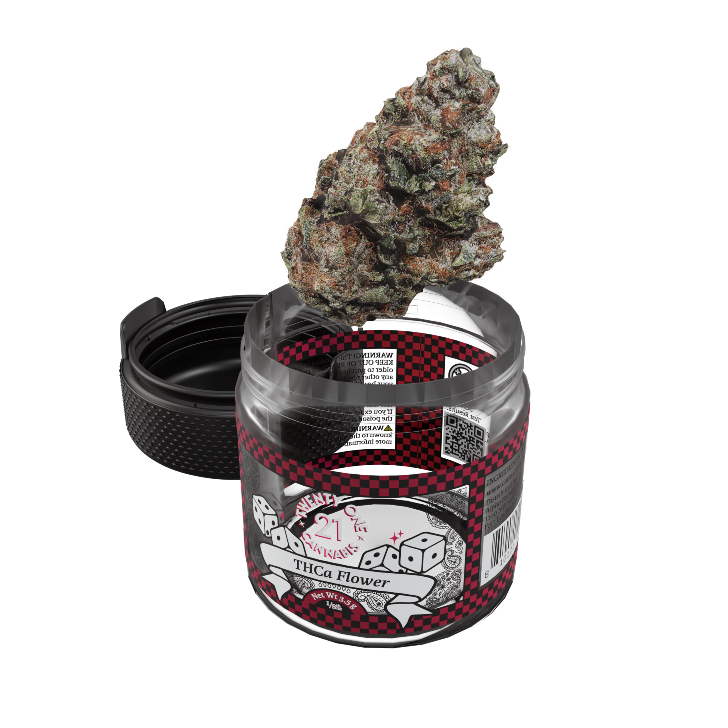 Twenty One Cannabis - THCA Flower - 3.5g Jar - 6ct. POP