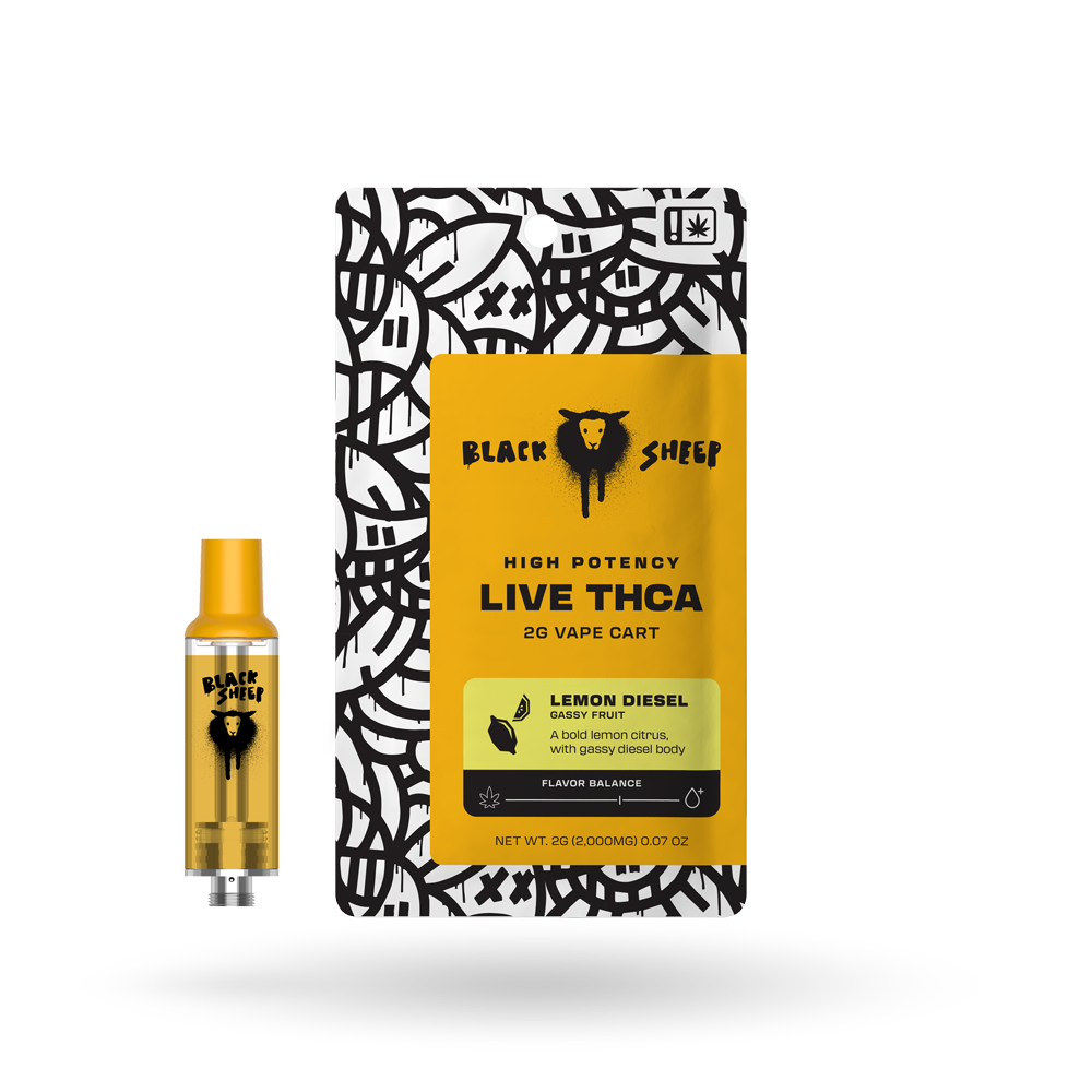 Black Sheep - 2g Live THCA Blend Cartridge (12ct Box)