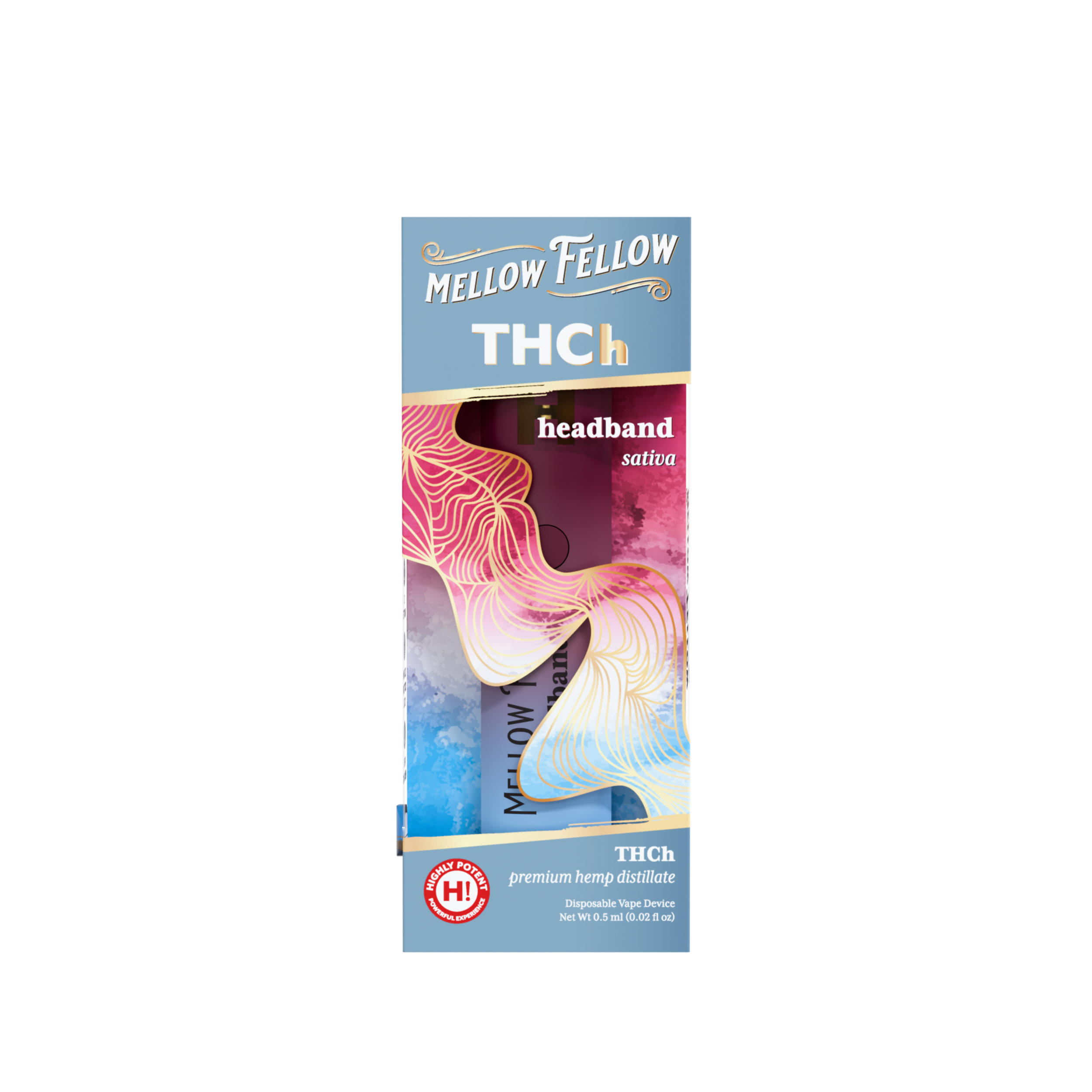 Mellow Fellow - 0.5g THCH Series Disposables (6ct Box)