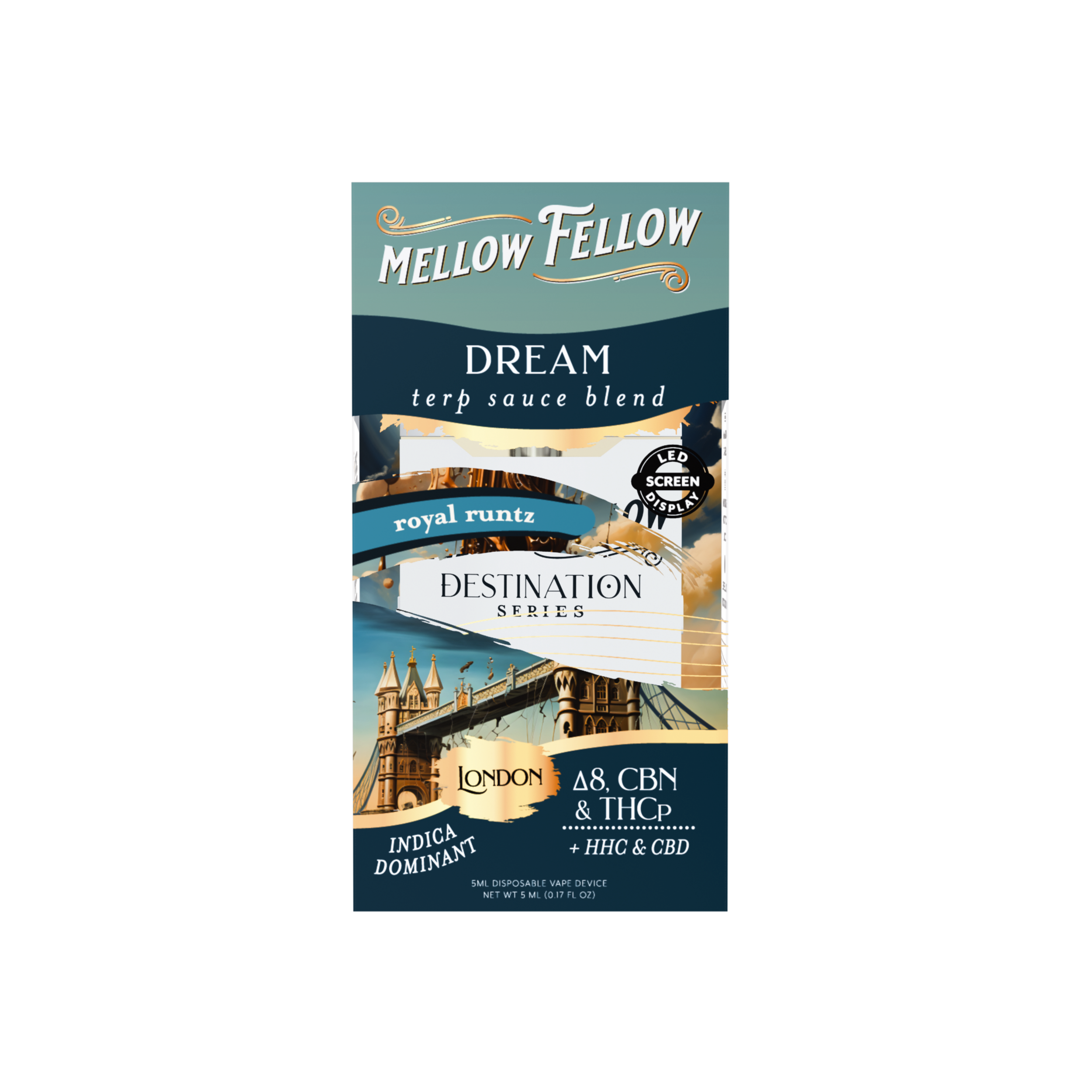 Mellow Fellow - 5g Destination Blend Series Disposables (6ct Box)