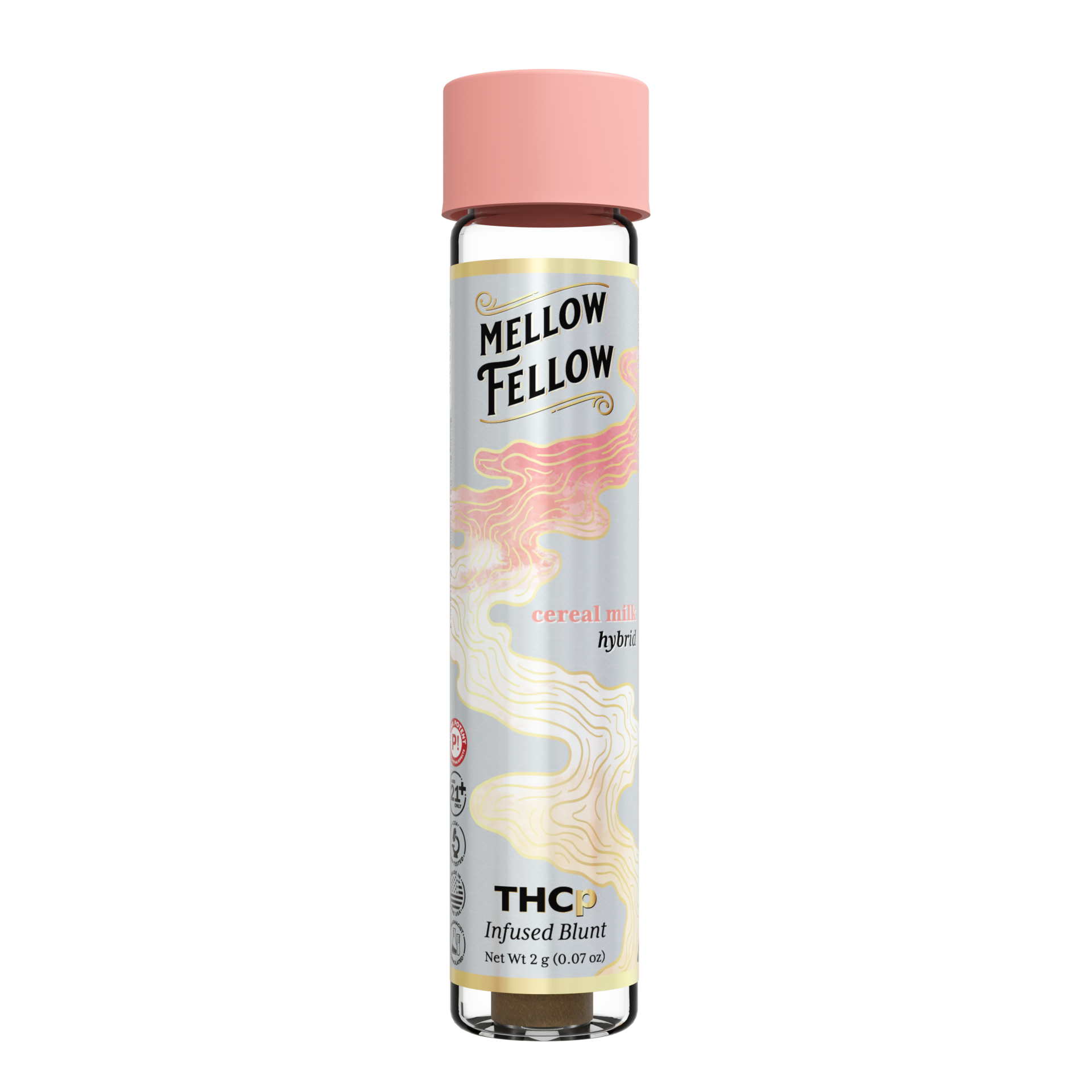 Mellow Fellow - 2g THCP Infused Preroll Blunts (12ct. Box)