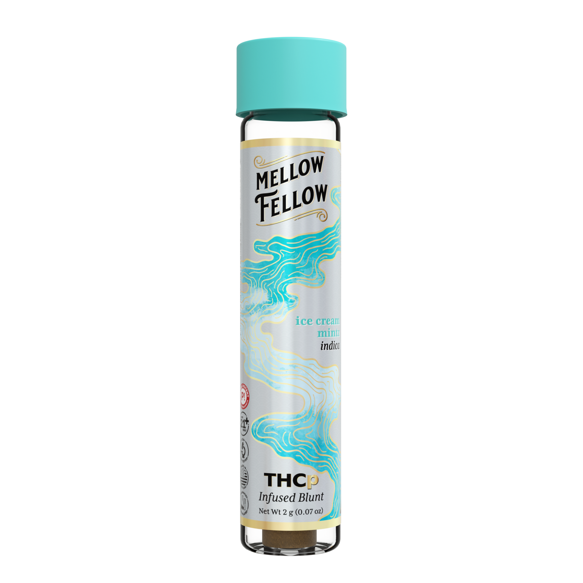 Mellow Fellow - 2g THCP Infused Preroll Blunts (12ct. Box)
