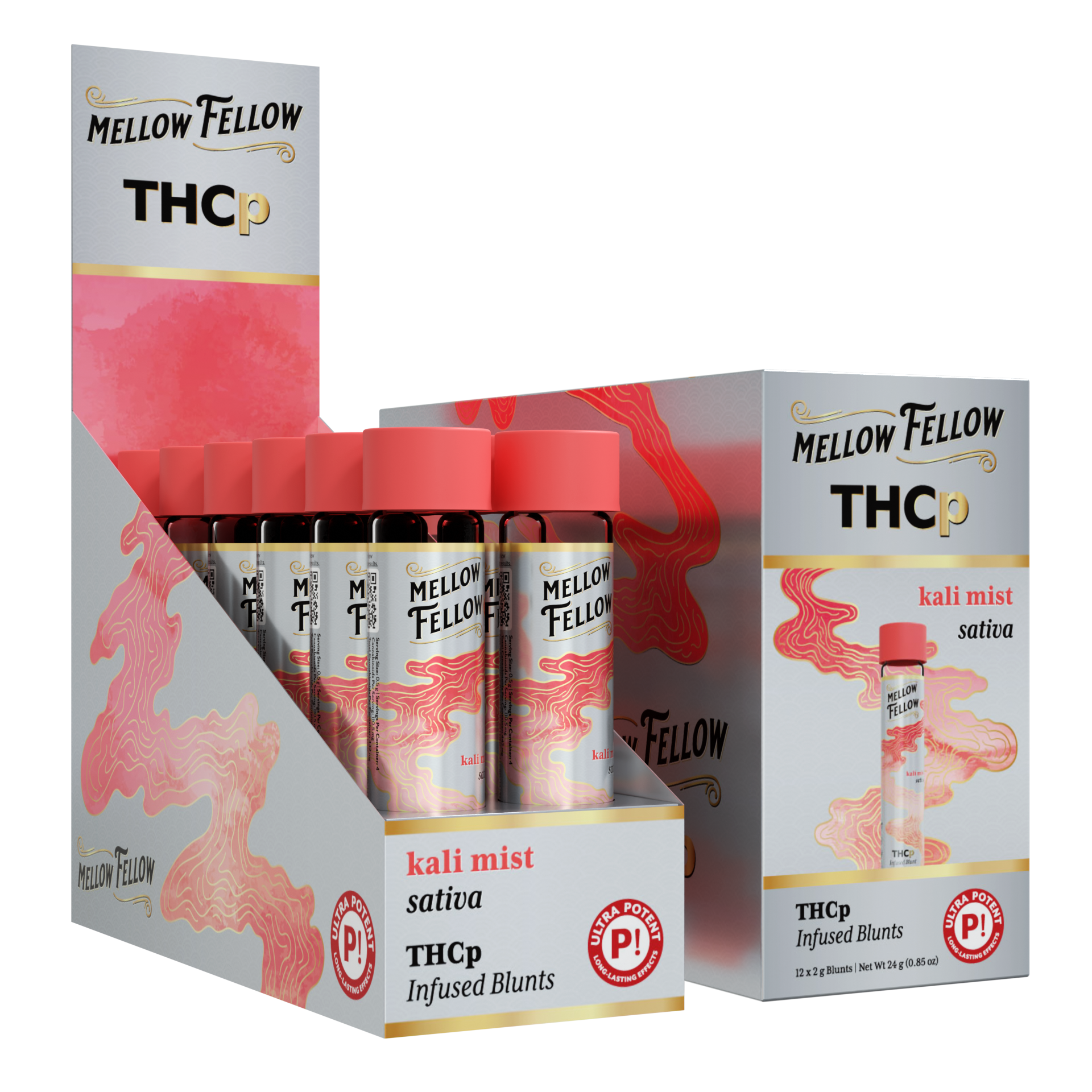 Mellow Fellow - 2g THCP Infused Preroll Blunts (12ct. Box)
