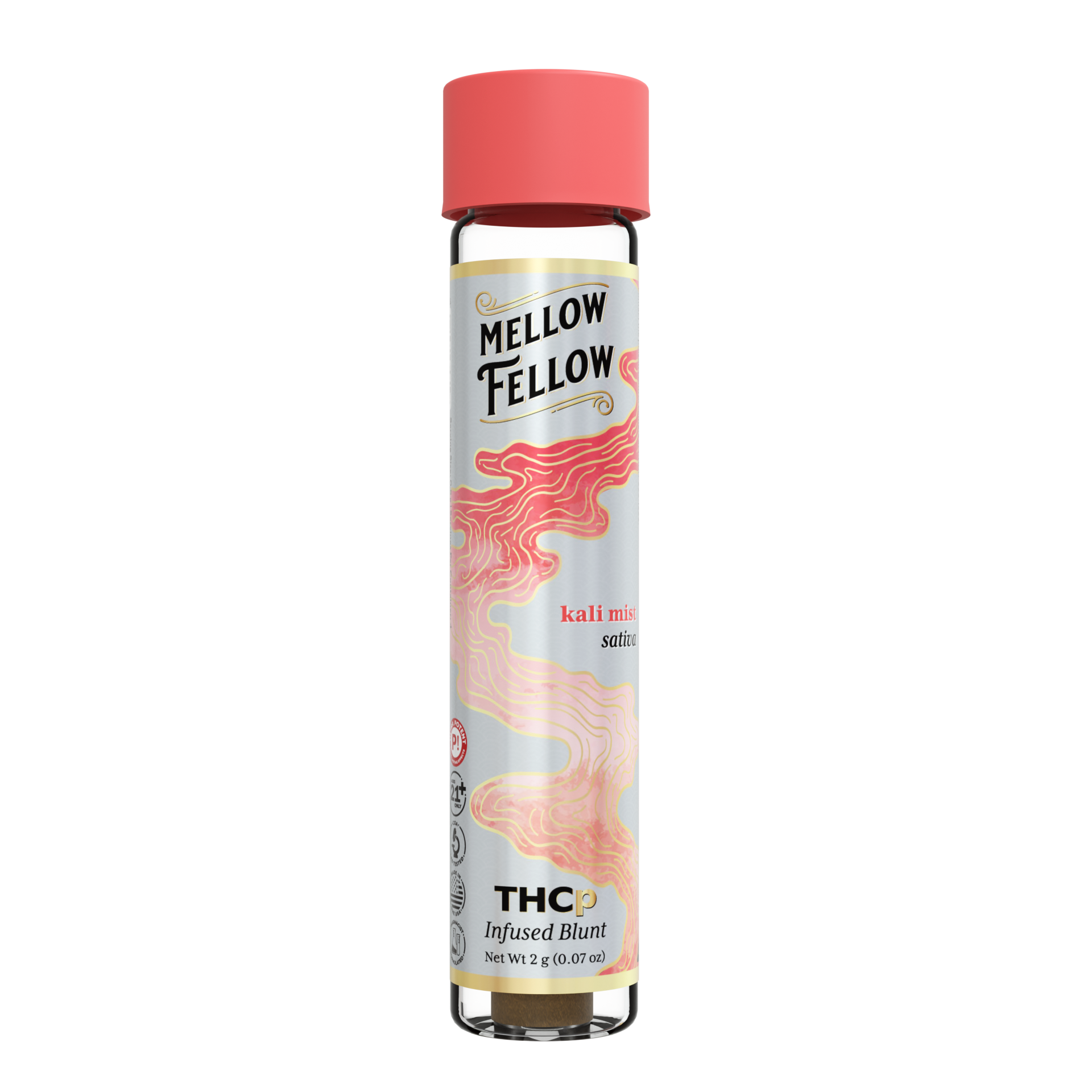 Mellow Fellow - 2g THCP Infused Preroll Blunts (12ct. Box)