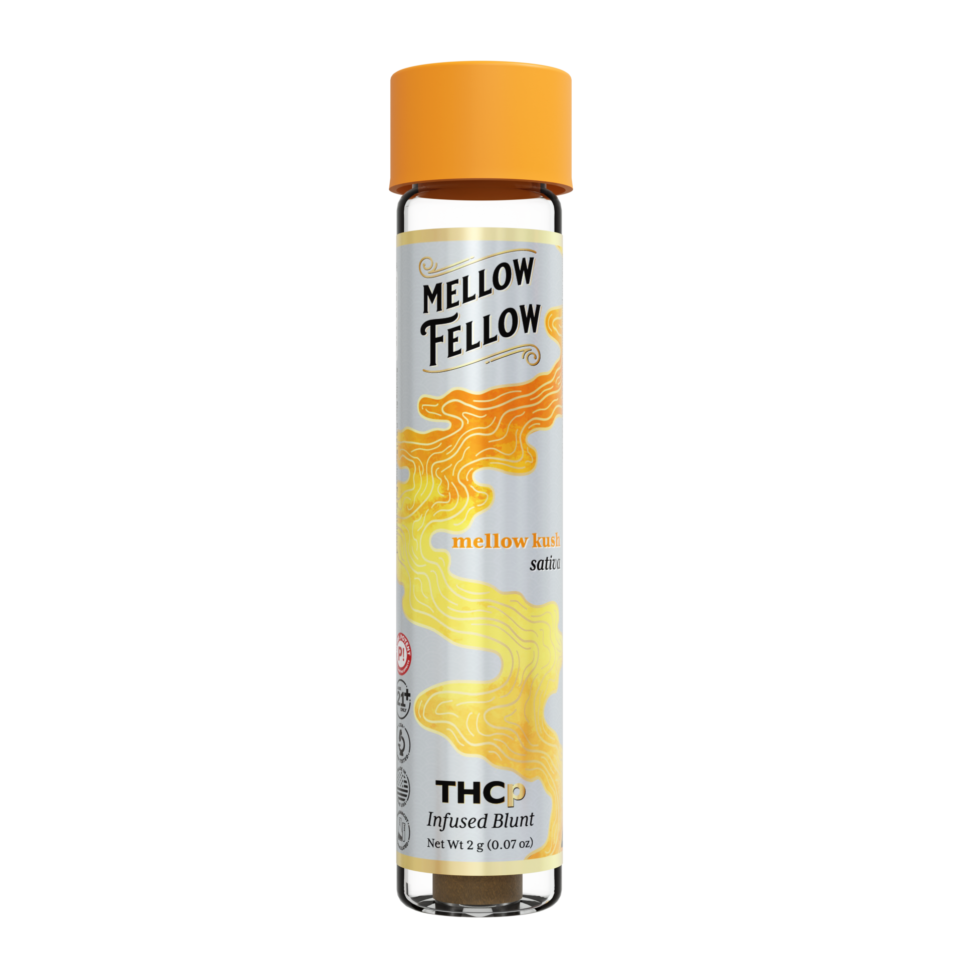 Mellow Fellow - 2g THCP Infused Preroll Blunts (12ct. Box)
